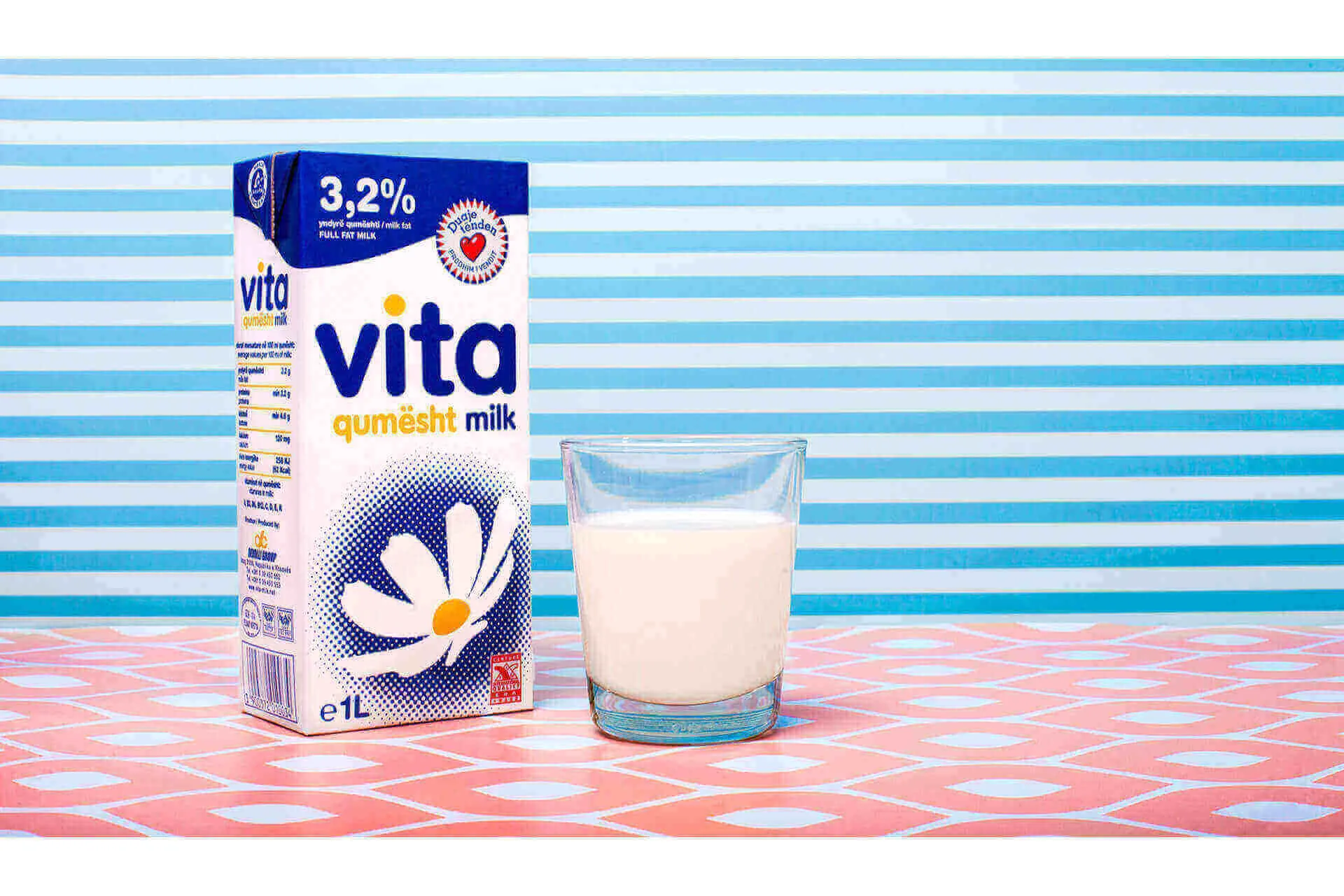Vita dairy website design — project thumbnail