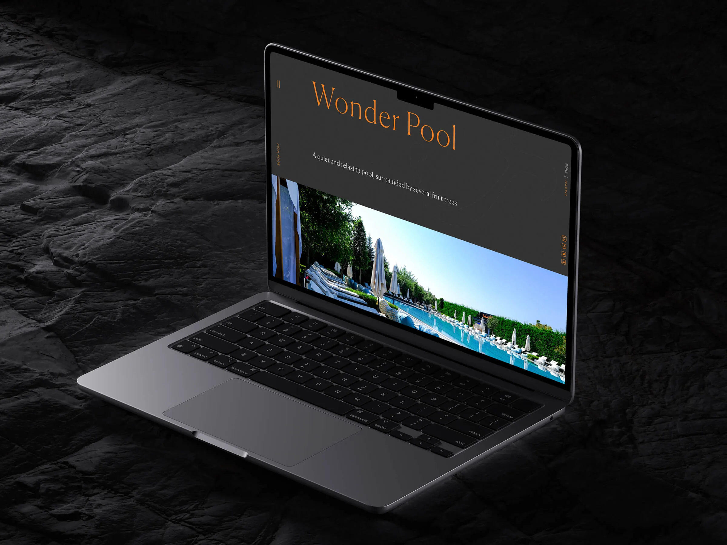 Hotel Garden website design