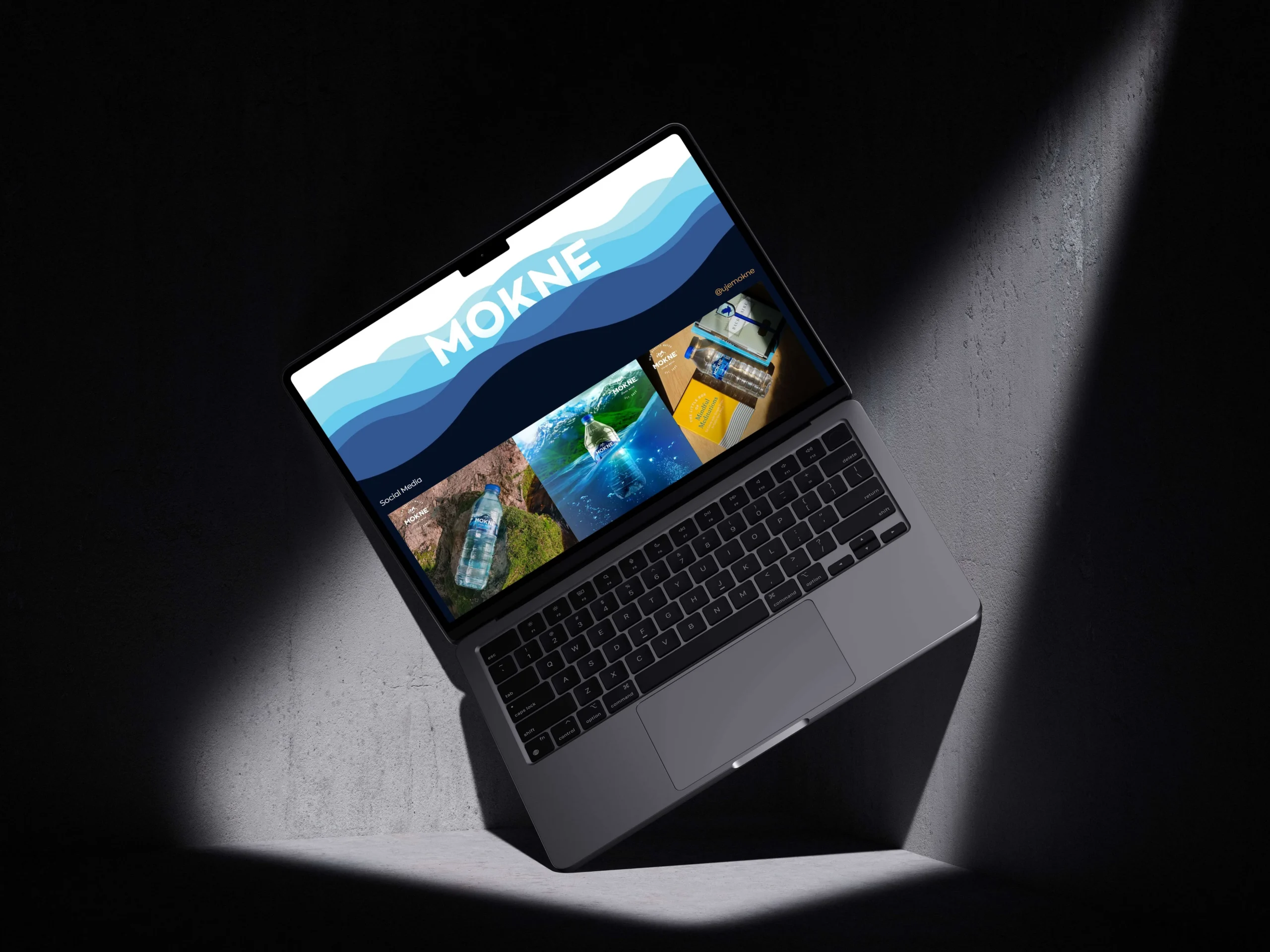 Mokne Water website design