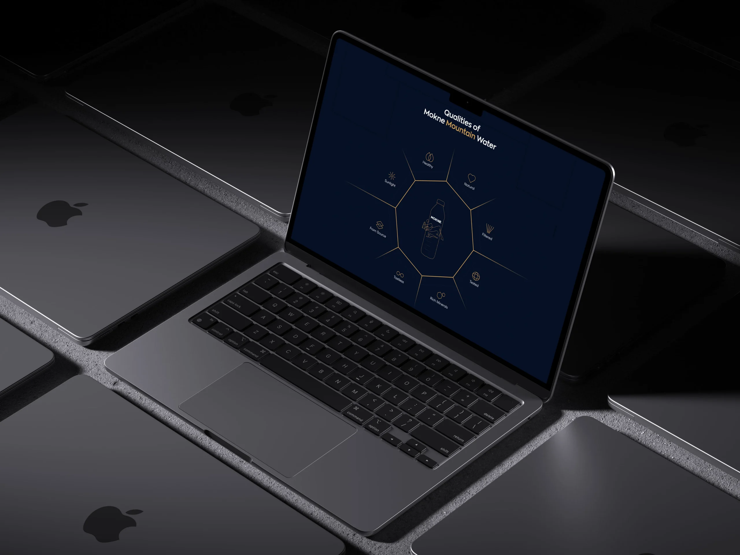 Mokne Water website design