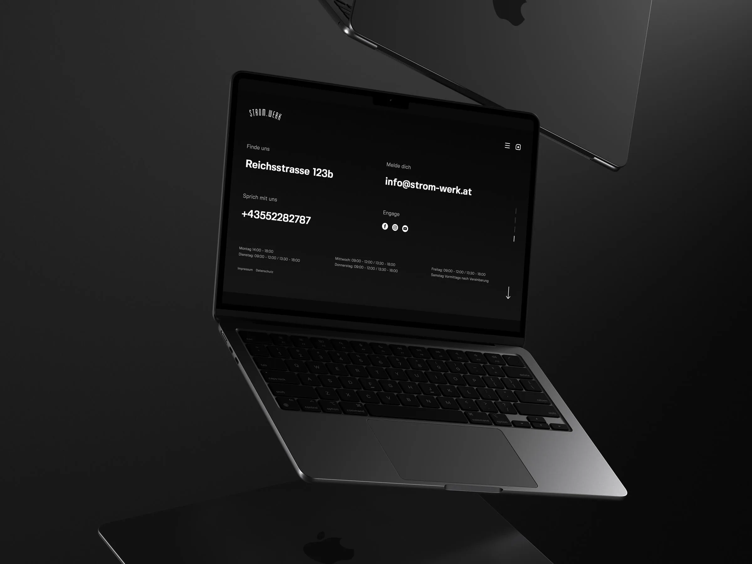 Stromwerk website design