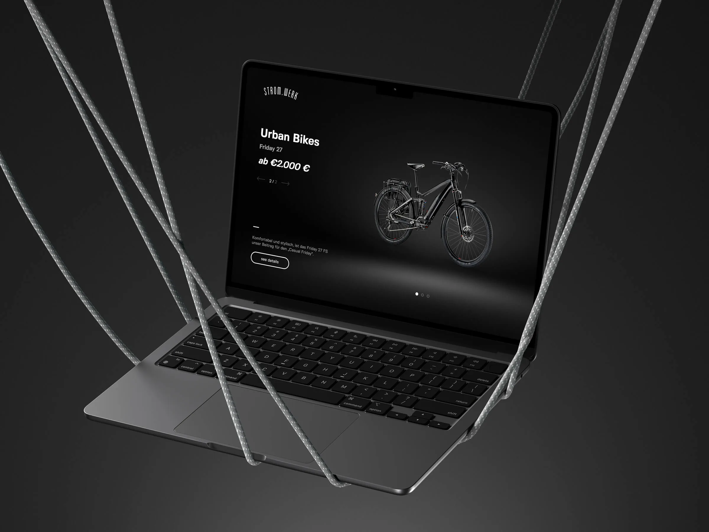 Stromwerk website design