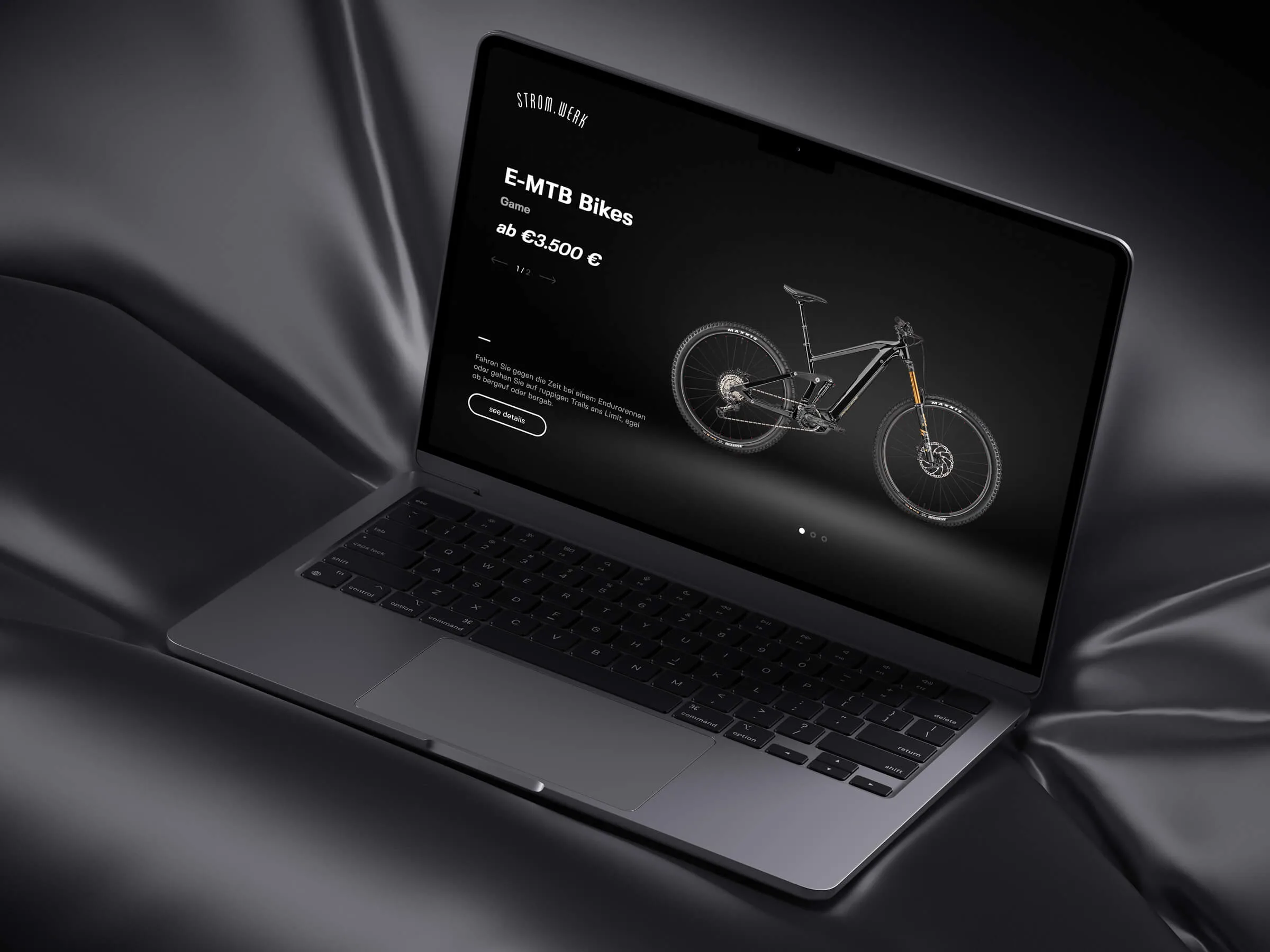 Stromwerk website design