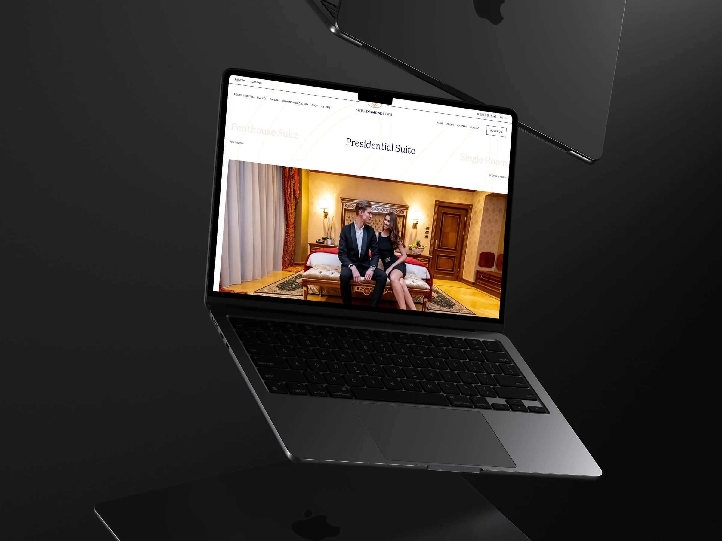 Swiss Diamond Hotel website design