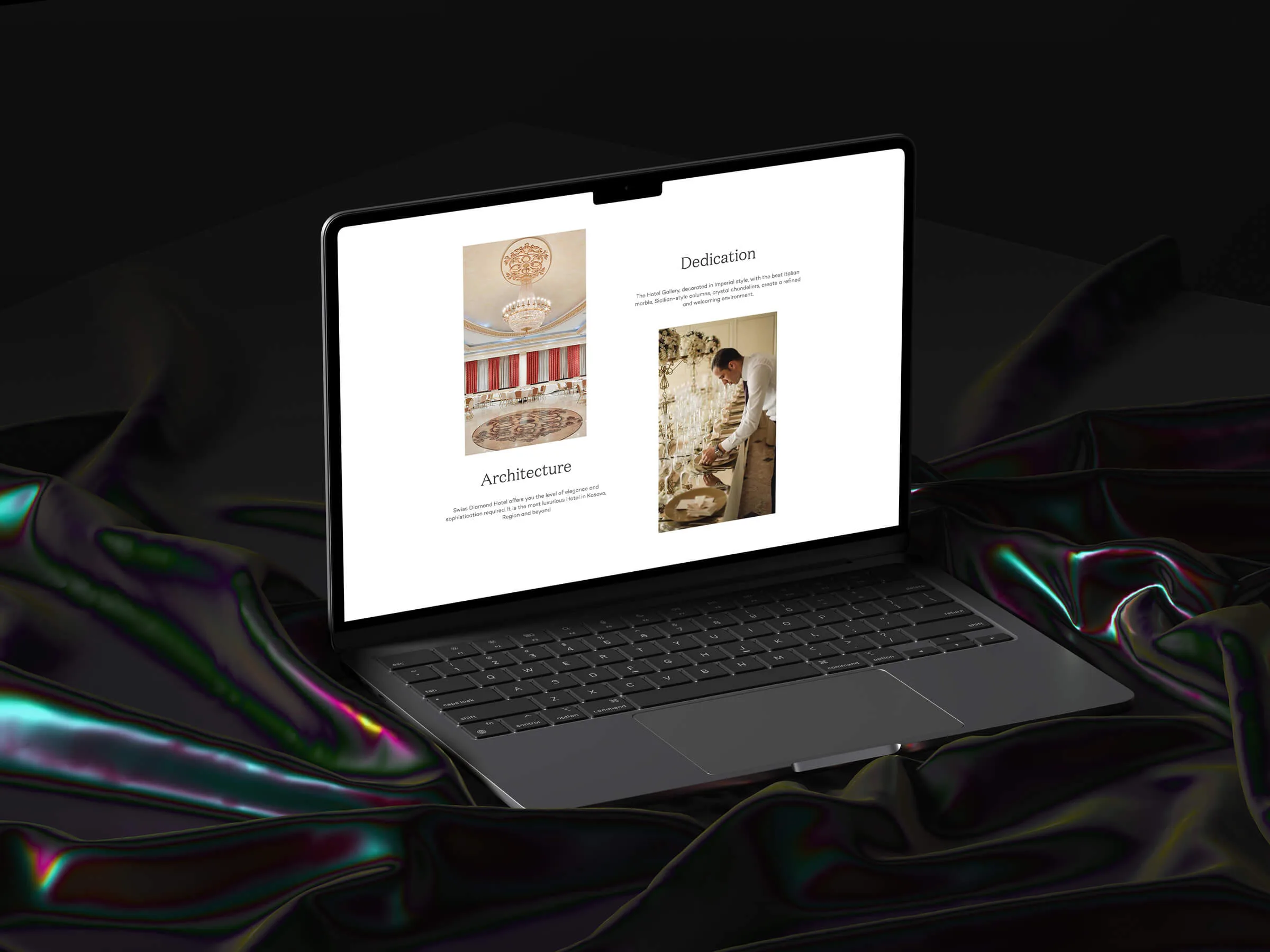 Swiss Diamond Hotel website design