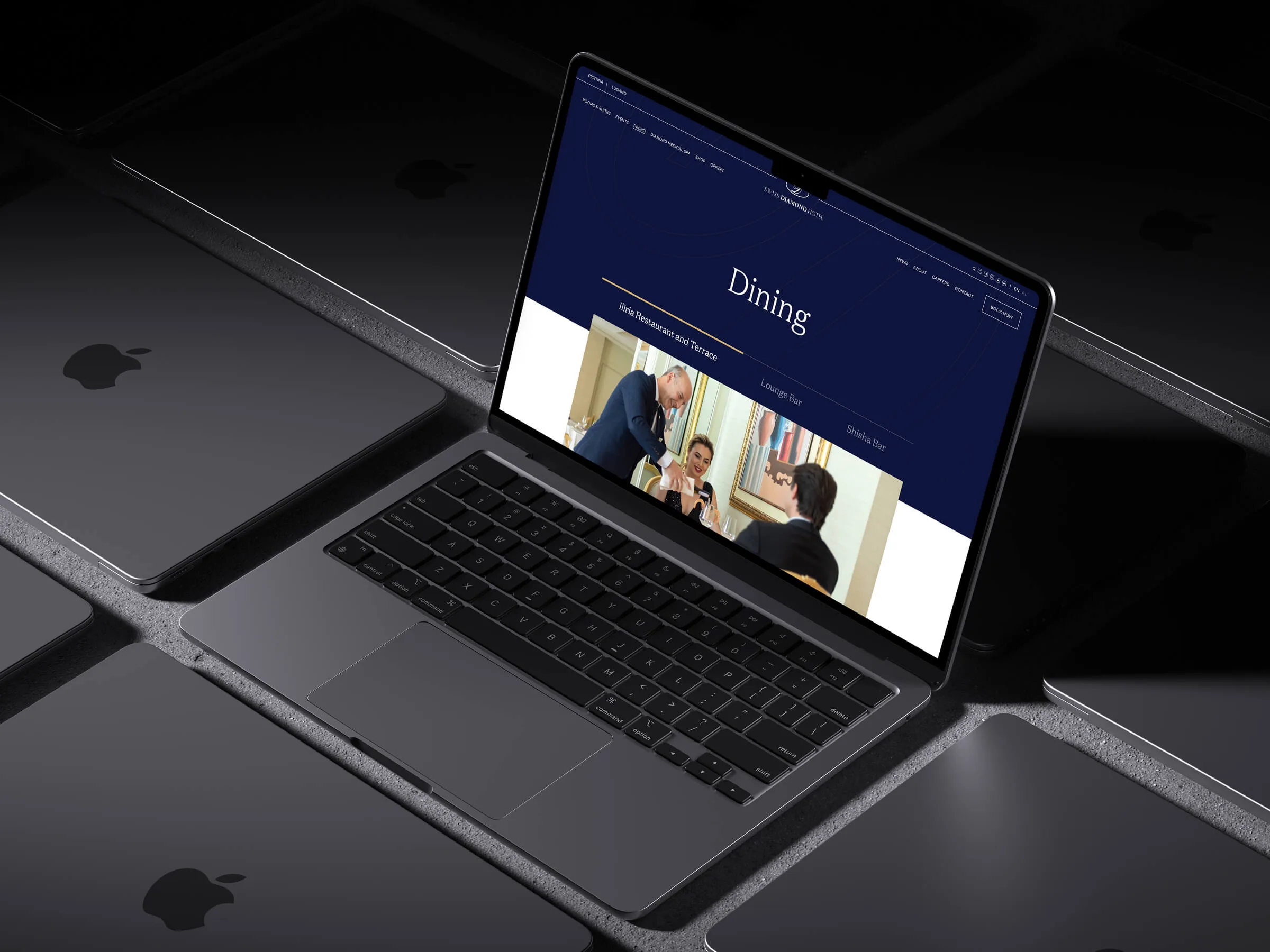 Swiss Diamond Hotel website design