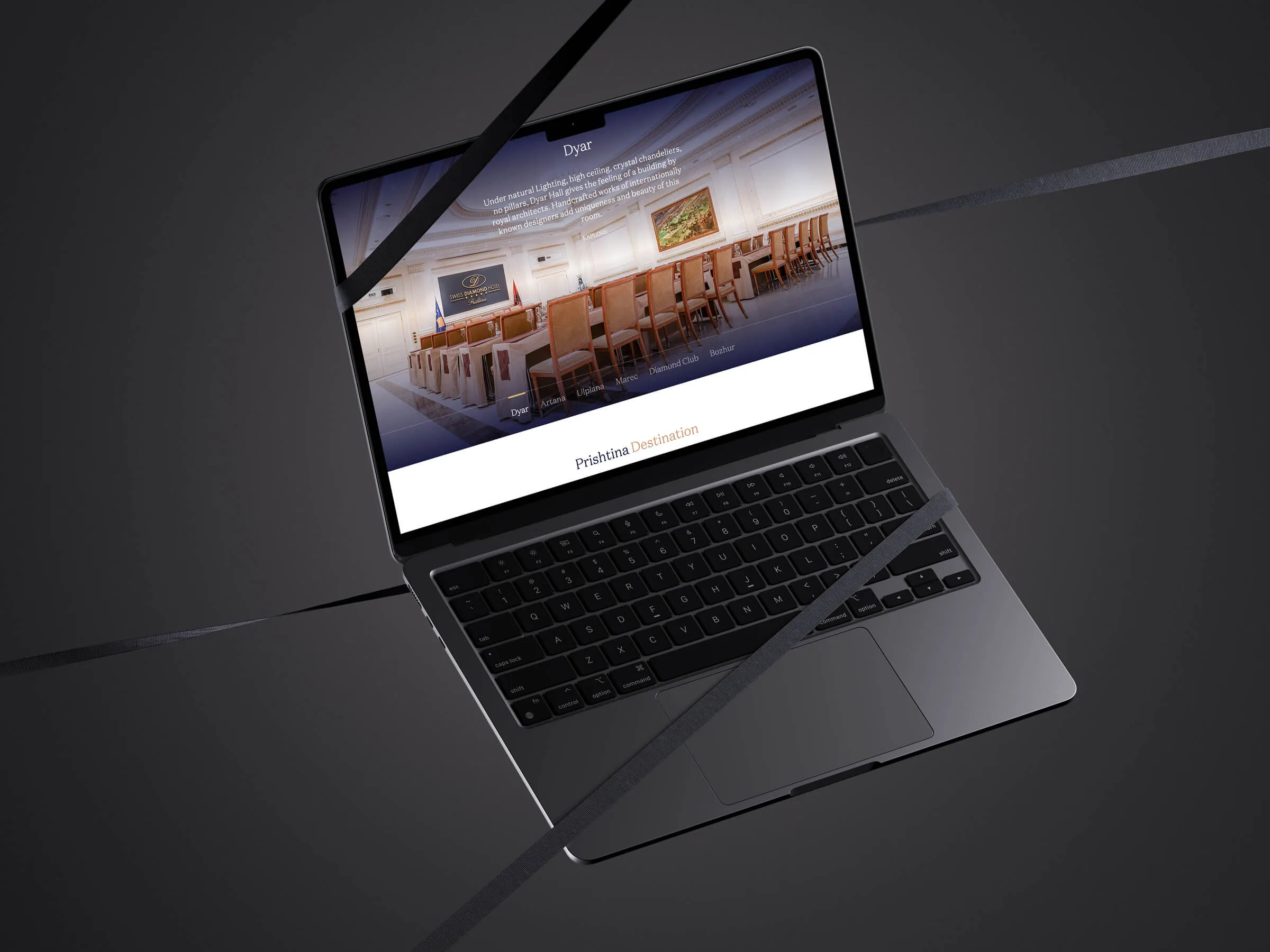 Swiss Diamond Hotel website design